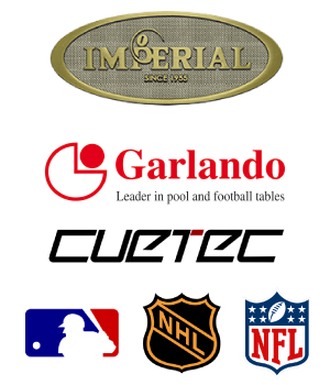 Imperial, Cuetec, Garlando, NFL, MLB, NHL